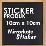 Sticker Mirrorkote 10cm x 10cm