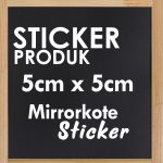 Sticker Mirrorkote 5cm x 5cm