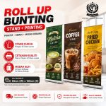 Roll Up Bunting With Stand