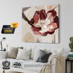 Frame Peony Flower