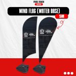 WIND FLAG WATER BASE (5M)