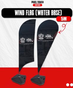 WIND FLAG WATER BASE (5M)