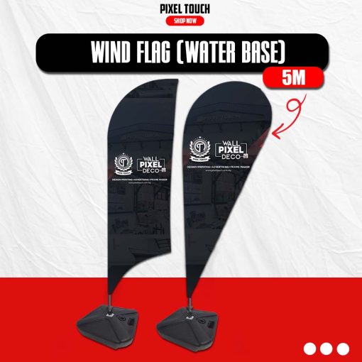 WIND FLAG WATER BASE (5M)