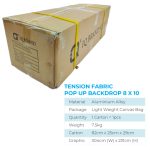 Pop Up Tension Fabric 8 x 10 - Image 3