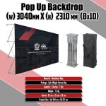 Pop Up Tension Fabric 8x10