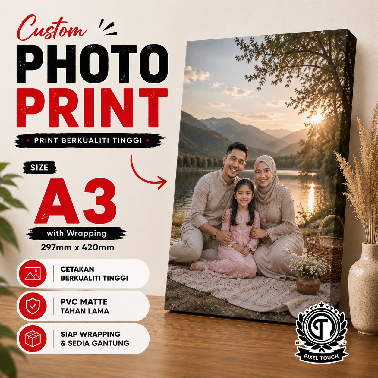 A3 Poster A3 Size Framed Poster (Wrapping) - Image 1